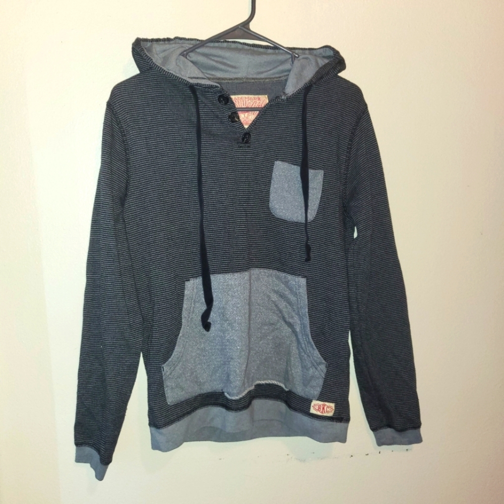 Brooklyn Clothing Co. Size small grey hooded sweater